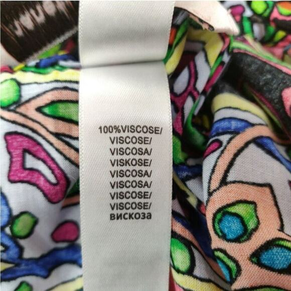 Nanette Lepore Swim Carnaval Midi Dress Sz Medium Multicolored Beach Coverup NWT - Picture 5 of 13